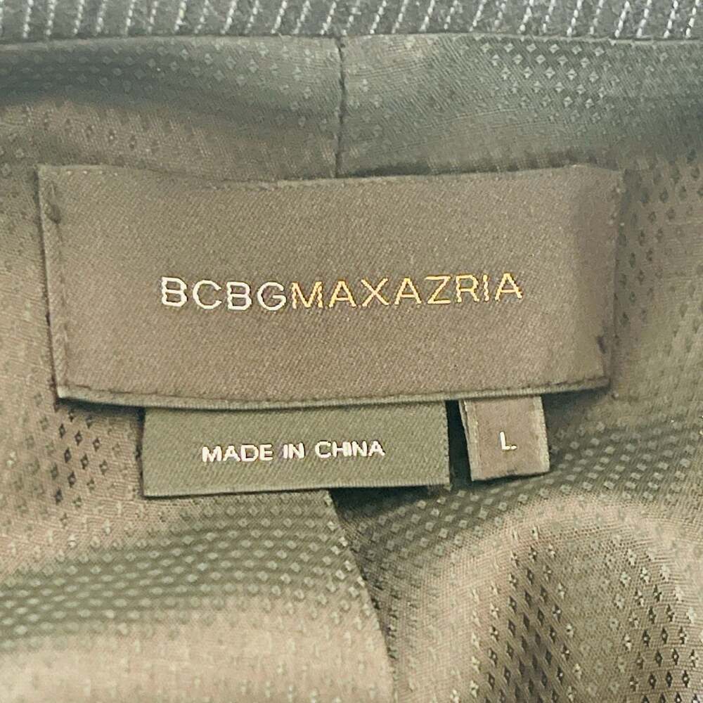 BCBGMAXAZRIA Women's Cropped Pinstripe Blazer with Attached Vest Detail - Picture 5 of 8